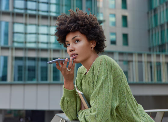 Woman on the phone