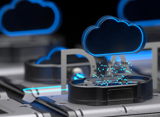 Abstract image of cloud network