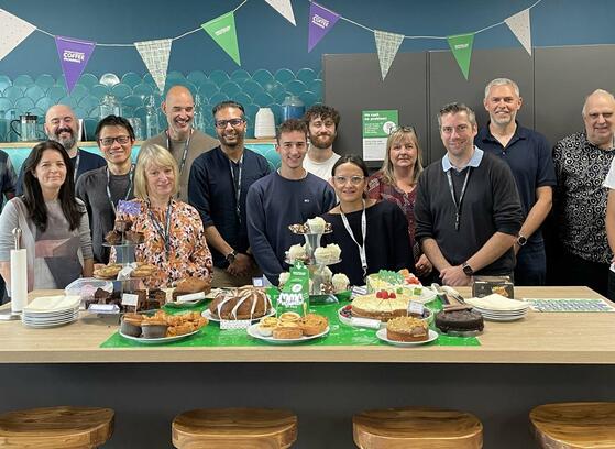 The Infovista UK team hosted a coffee morning to support Macmillan Cancer Support, with all proceeds benefiting cancer patients.