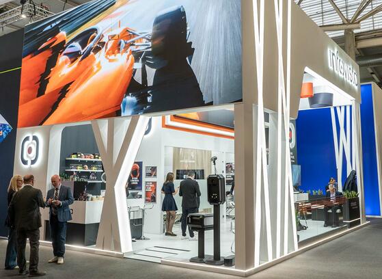 Infovista booth at Mobile World Congress 2026, focusing on True Network Intelligence