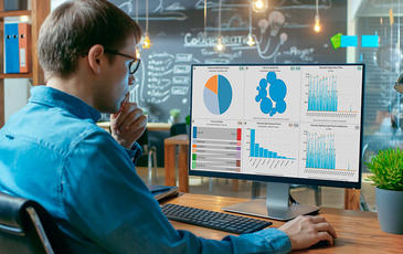 Man working with Ativa User Plane Applications solution