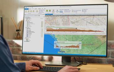 Man looking at screen with Ellipse software
