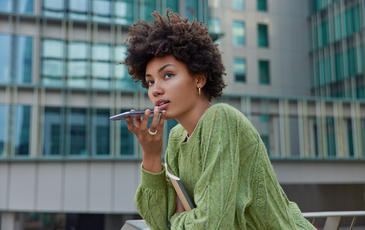 Woman on the phone