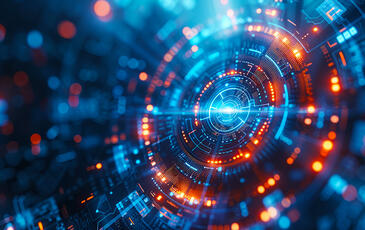 Abstract technology automation background