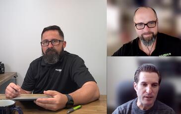Podcast host Eric Day chats with Kurt Dahlstrand and Kasey Kemmerer about Hammer's transformation from a hardware company to a contact center technology provider