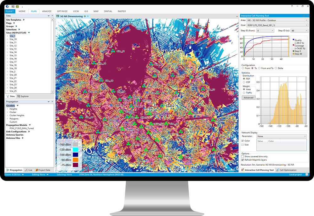 Infovista Planet product application