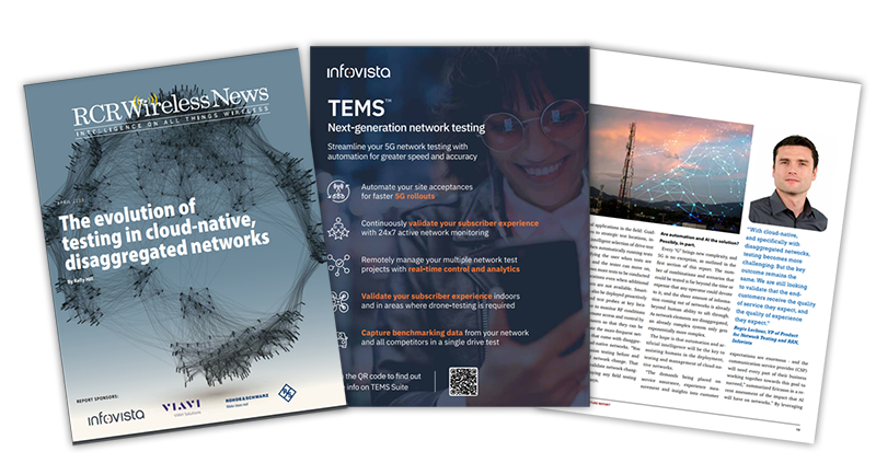 Preview image of RCR Wireless News Report - The evolution of testing in cloud-native, disaggregated networks