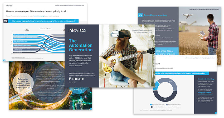 Preview of Report - Network Lifecycle Automation: the industry view based on Forrester research
