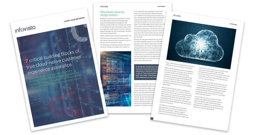 7 critical building blocks of true cloud-native customer experience assurance: Read Whitepaper