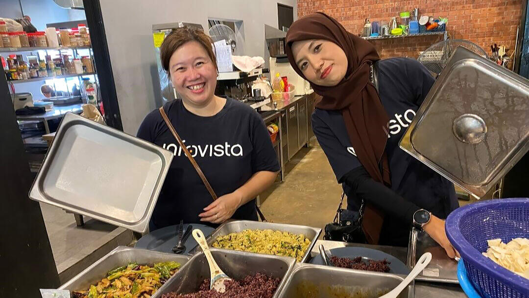 Malaysia's team participating in The Assembly Soup Kitchen