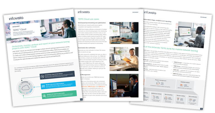 Preview image of TEMS Cloud datasheet