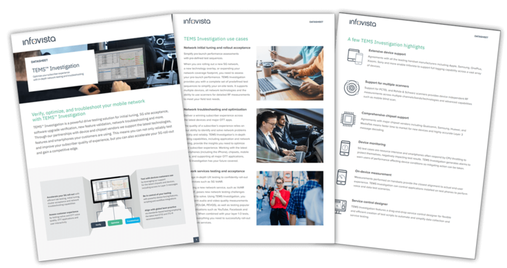 Preview image of TEMS Investigation datasheet