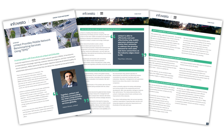 Preview of TEMS use case: A conversation with executives at umlaut and Infovista