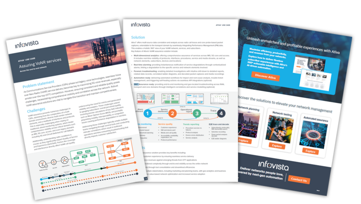 Preview of Ativa use case - Assuring VoNR services