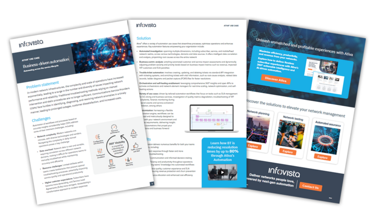 Preview of Ativa use case: Business-driven automation