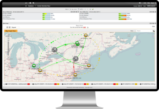 Desktop with Ativa Net application