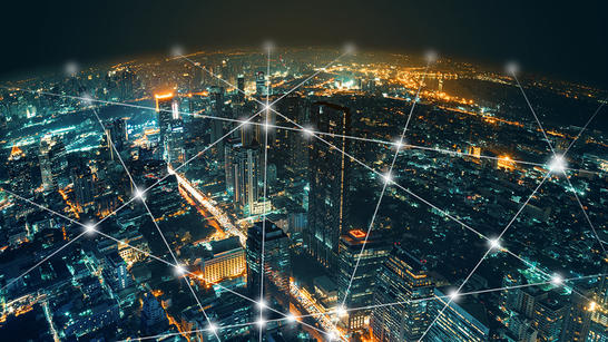City overview at night