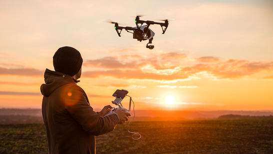 Drone-based private network testing