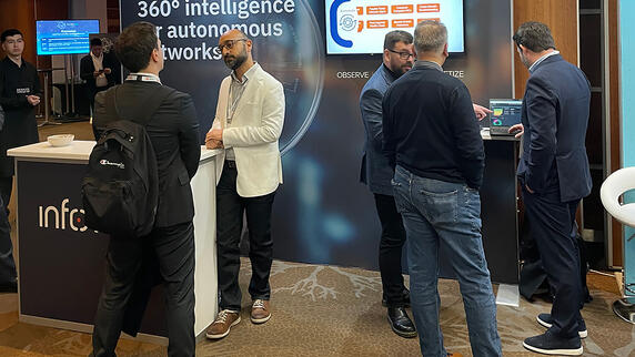 Infovista booth at FutureNet World 2024