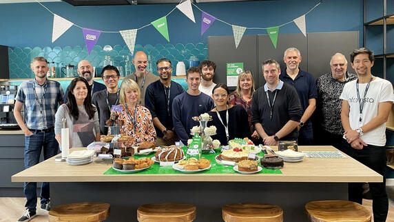 The Infovista UK team hosted a heartwarming coffee morning to support Macmillan Cancer Support, with all proceeds benefiting cancer patients.