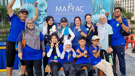 Our Malaysia team joined the MAPPAC Family Walk to support children’s palliative care. 12 walkers, Zumba, and raising funds for little heroes. 