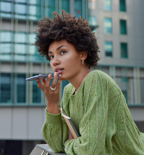Woman on the phone