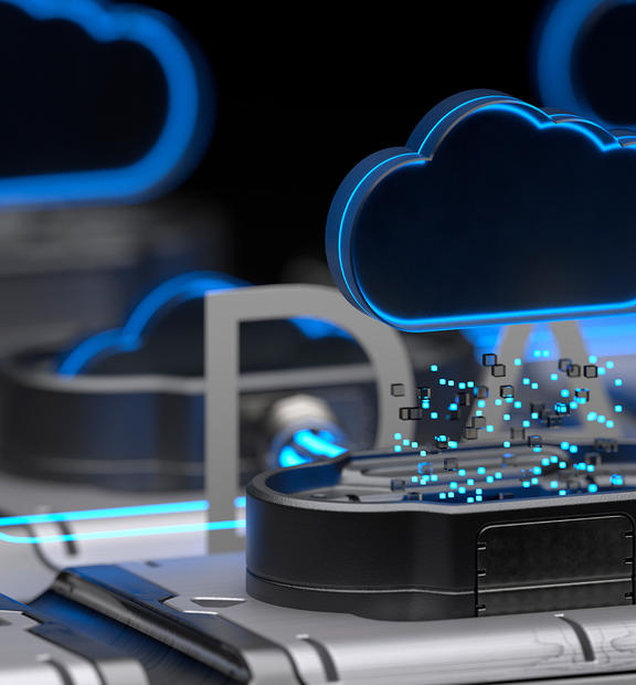 Abstract image of cloud network