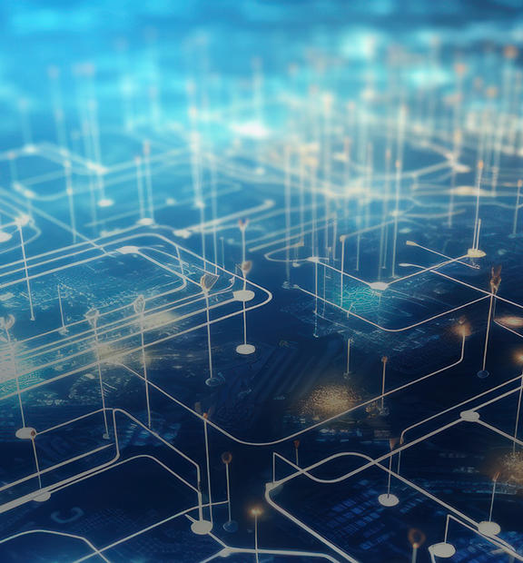 Abstract technology, 5G, network