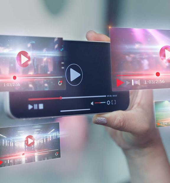 Video streaming using handheld device