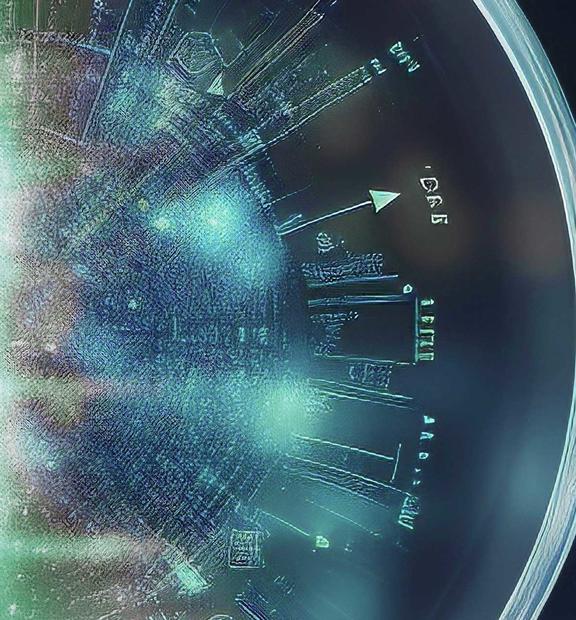Hand holding magnifying glass, for focus on customer experiences with 360° observability and automation