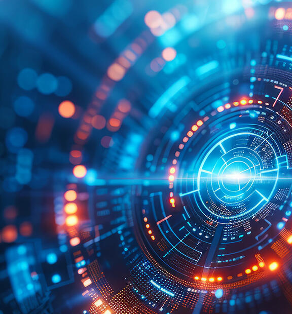 Abstract technology automation background