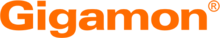 Gigamon horizontal orange logotype