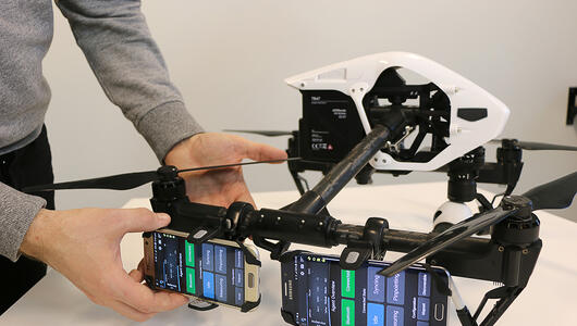 Drone-based mobile network testing with TEMS