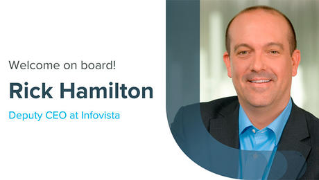 PR announcement of Rick Hamilton, Deputy CEO at Infovista