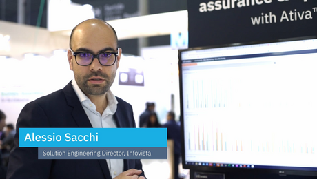 Alessio Sacchi, Solution Engineering Director, Infovista attending MWC 2023