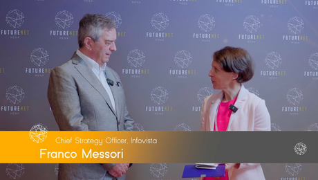 Franco Messori, CFO, Infovista attending interview at FNW MENA 2024