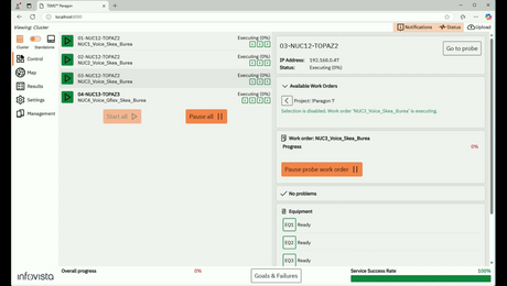 Screen capture of structured data collection workflow in TEMS Paragon