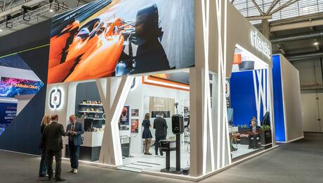 Infovista booth at Mobile World Congress 2026, focusing on True Network Intelligence