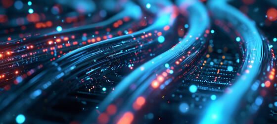 Abstract data traffic background